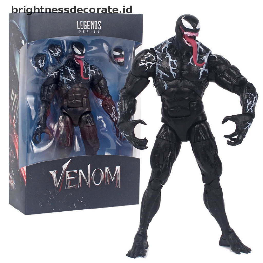 [Birth] Untuk Marvel Legends Serie Venom 6-Inch Venom Action Figure Model Kolekte [ID]