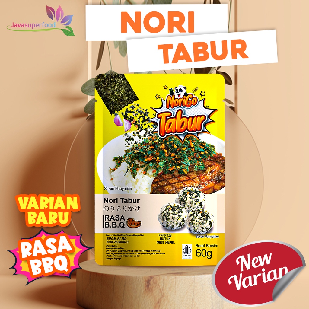 Nori Tabur Rumput Laut Panggang - Rasa BBQ 60g