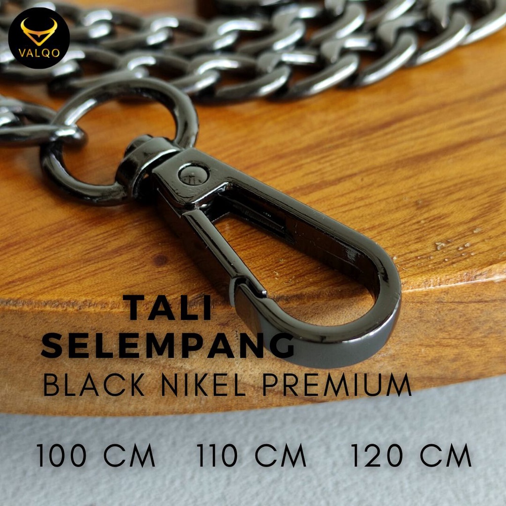 Tali Tas Selempang Bahan Rantai Logam Back Nikel Premium Anti Karat Cocok untuk Tas Ukuran Medium atau Kecil