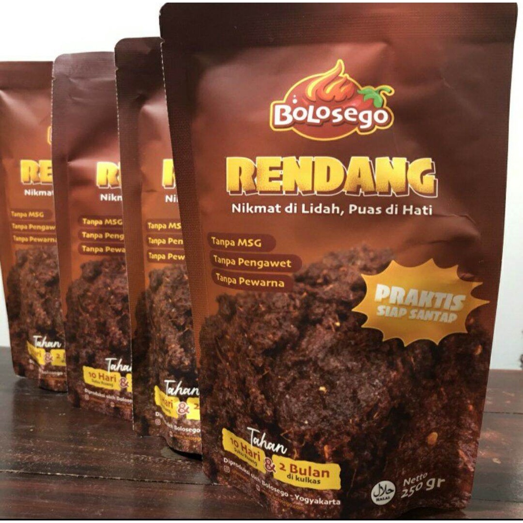 

Rendang daging sapi 250 gr (pedas)