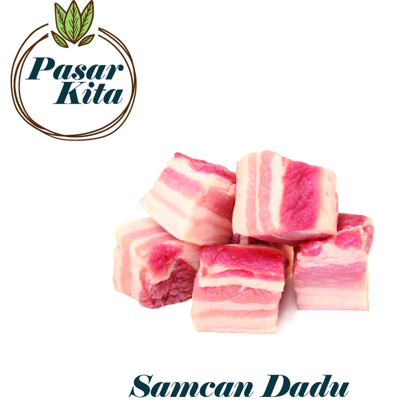 

Daging Babi Samcan Babi Kecap / Pork Belly mentah potong Babi Kecap 500Gram / 1kg
