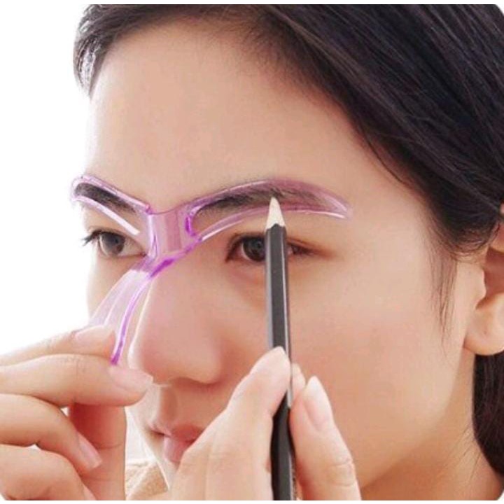 Cetakan Alis 8 IN 1 Wanita / Eyebrow Template Delapan Model / Alat Cetak Gambar Alis