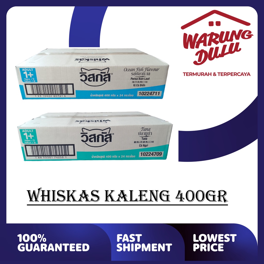 WHISKAS KALENG 400GR ALL VARIAN (GRAB/GOSEND)