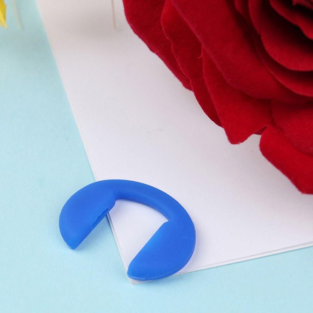 Mxbeauty Bantalan Kacamata 2pcs /set Anak Eyeglasses Pads Bantalan Kacamata Untuk Pria Silikon Transparan Bentuk U Eyewear Ear Hook