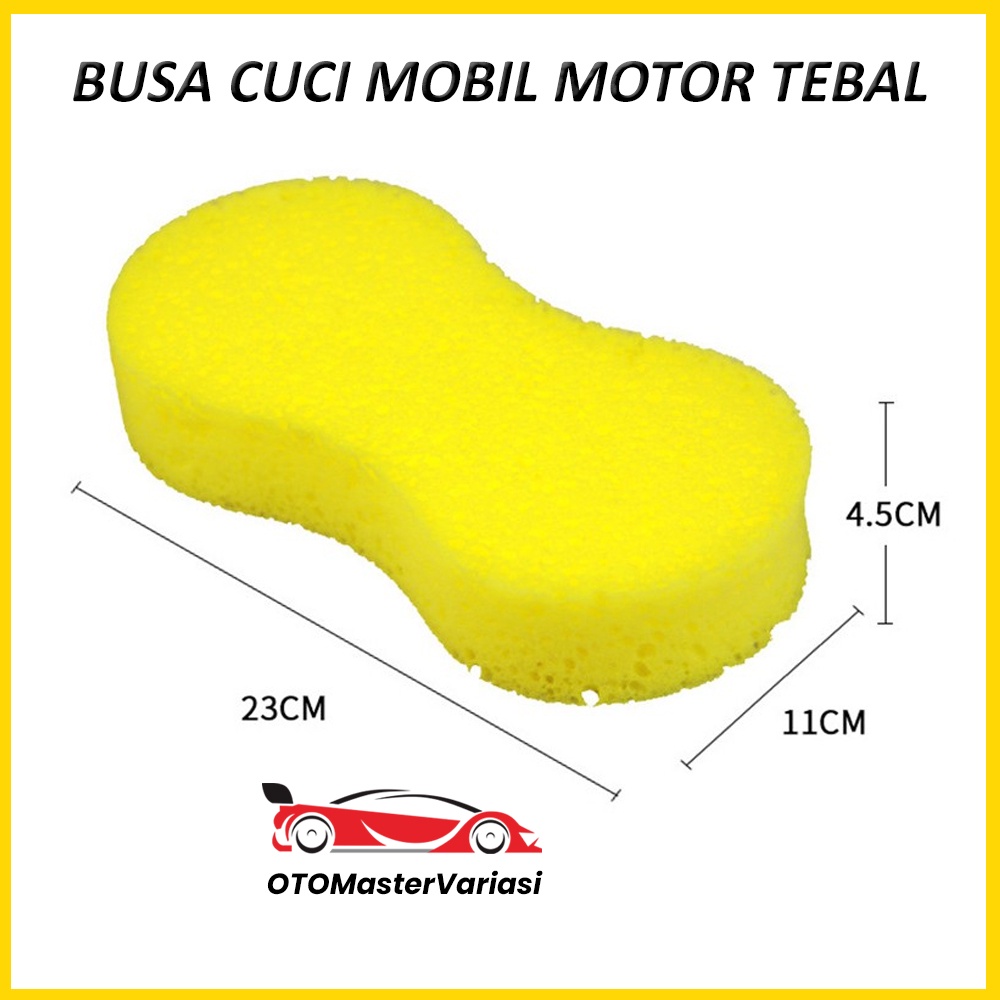 Sponge Busa Cuci Motor Mobil Piring Ukuran Jumbo Foam Wash Spon Sepon Spong Cuci Kendaraan