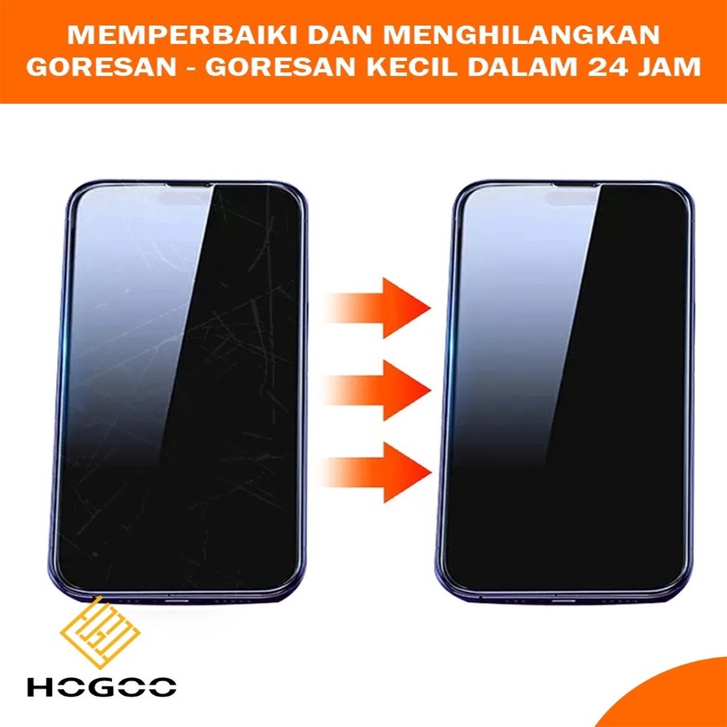 HYDROGEL SCREEN PROTECTOR PELINDUNG LAYAR HP ALL TYPE ANTISPY ANTIBLUE