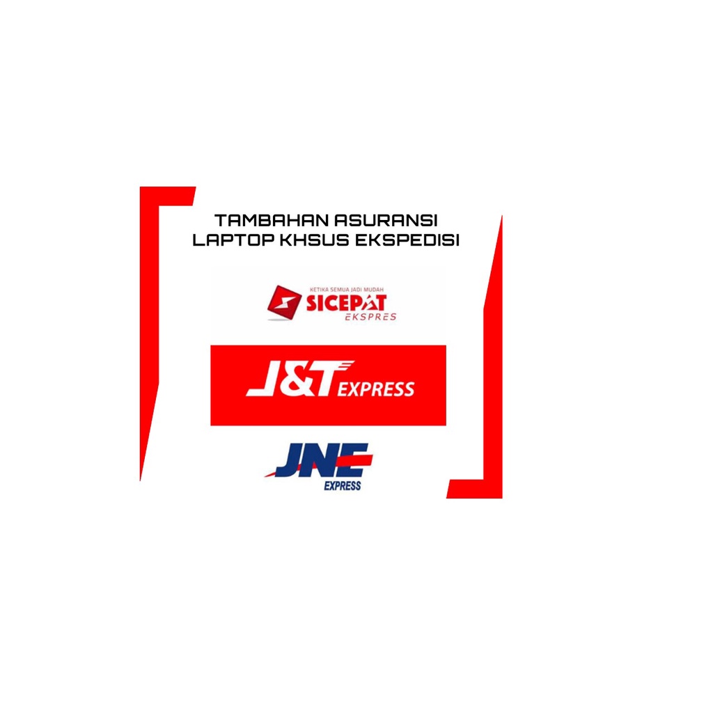Asuransi Pengiriman JNT DAN JNE Untuk Pembelian Laptop