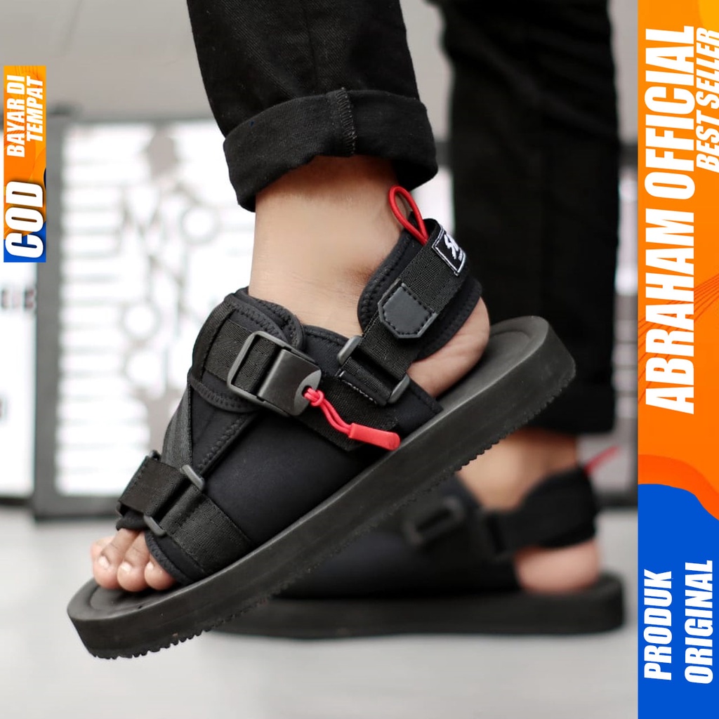 Sandal Gunung Pria Traveling Outdoor Original Distro Abraham Belingham