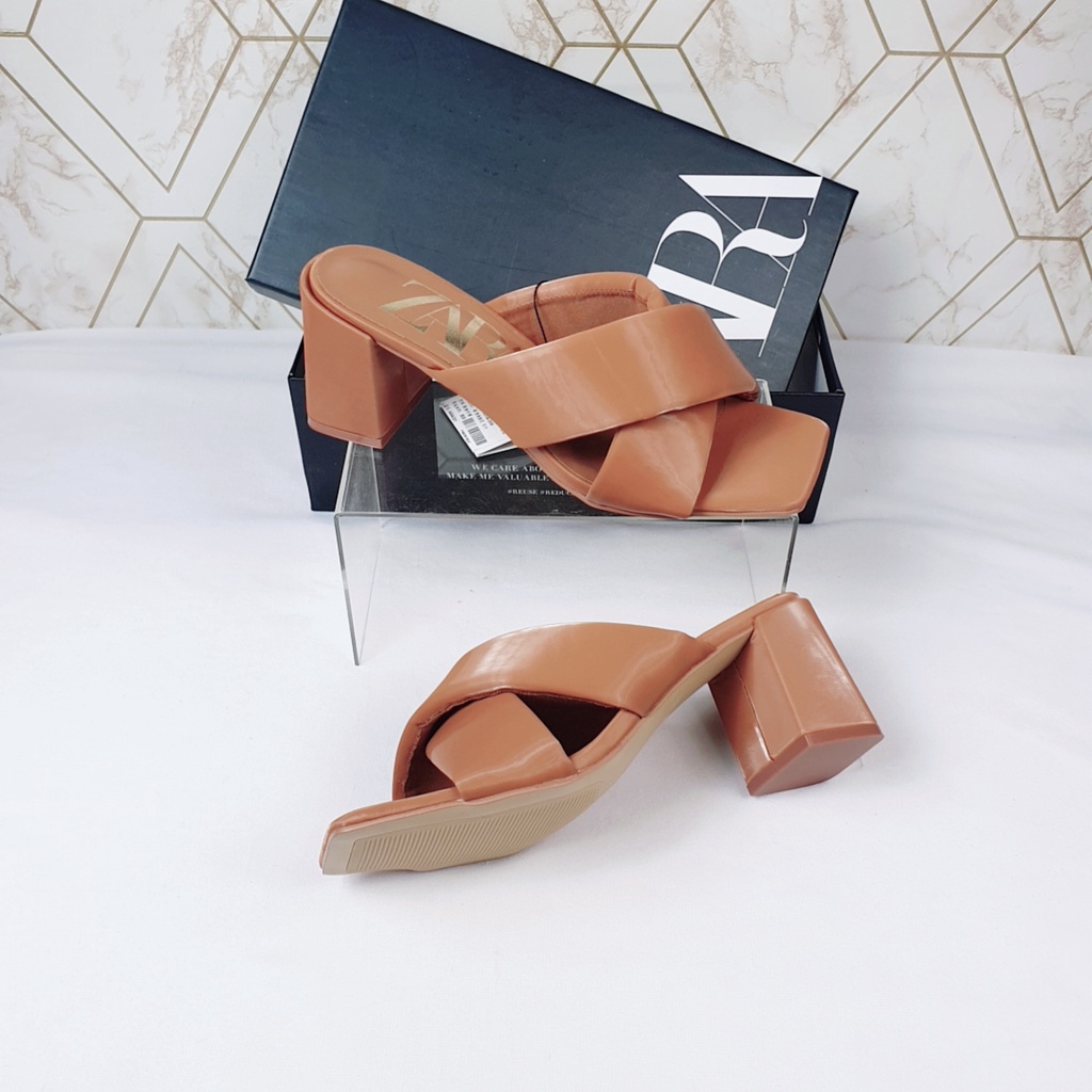 ZR Cross Strap Block heels