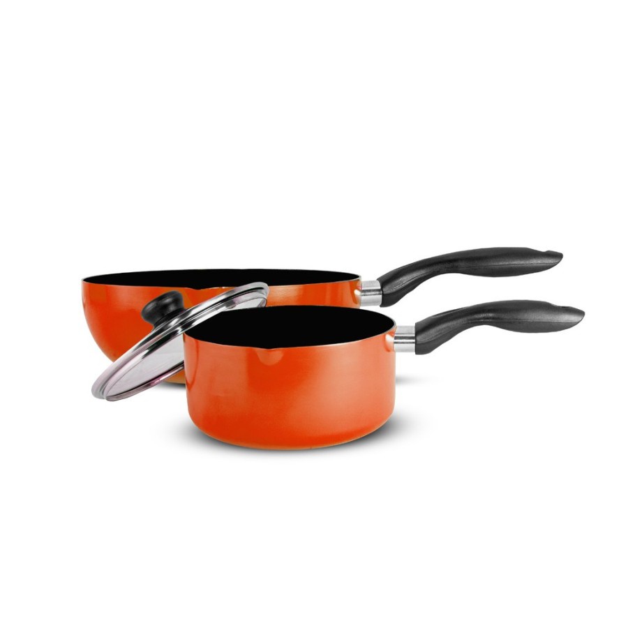 Promo Kirin Gong Set 2 In 1 Deep Frypan 24 Cm + Saucepan 18 Cm Panci