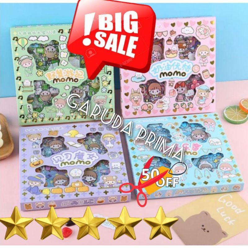 

Stiker momo lucu murah cocok buat kado Sticker water proof
