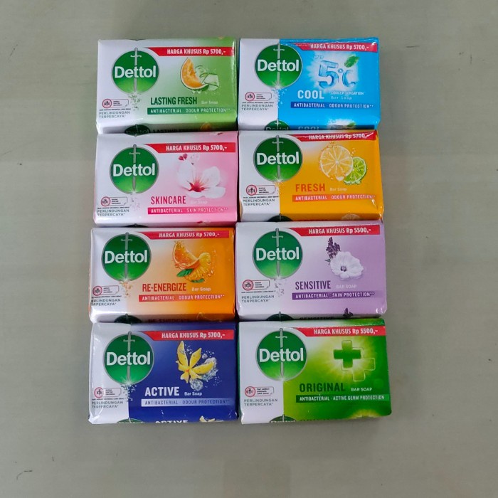 DETTOLL BODY SOAP SABUN MANDI BATANG - 60 gr