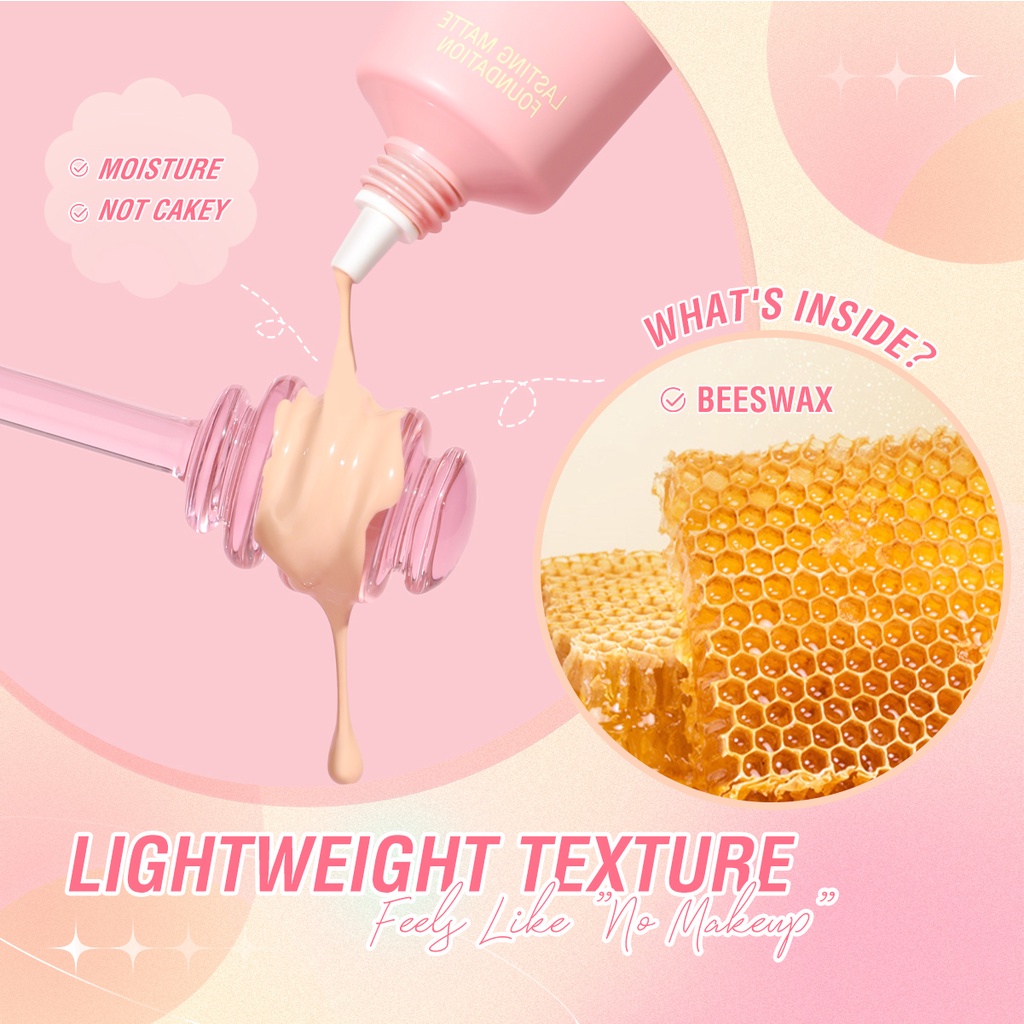 PINKFLASH 4PCS Face Makeup Set Pore Minimizer Primer Poreless Matte + Oil Control Foundation + Natural Long-lasting Concealer