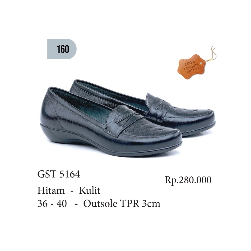 sepatu pantofel wanita,sepatu kerja kantor wanita GST5164