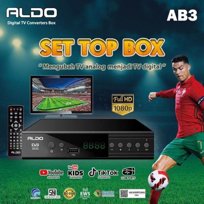 Stb Set Top Box Receiver Digital DVB-T2 HDTV