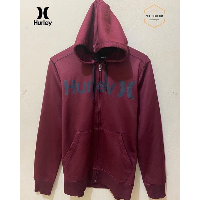 Maroon Zip Hoodie HURLEY