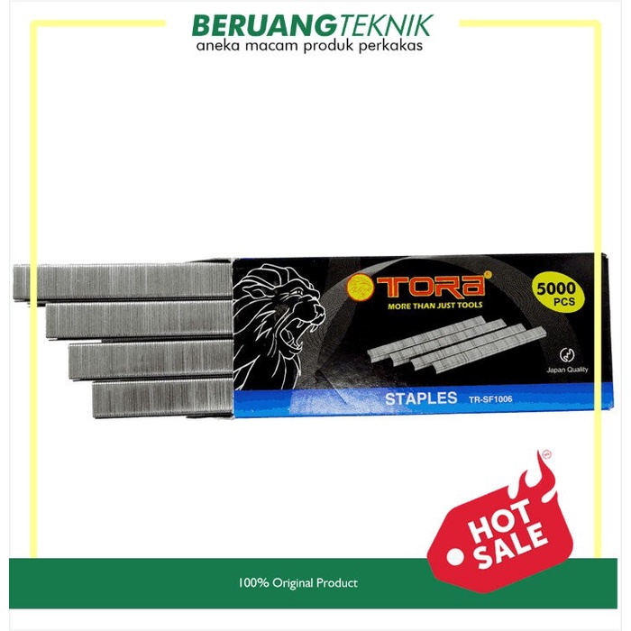 

TORA Staples Refil 6mm - Staples Manual Isi 5000 Pcs / Box