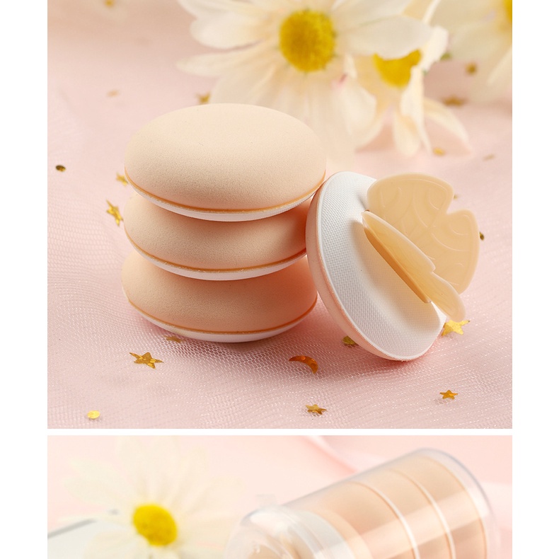 Spons Makeup Oleskan Buttermilk Foundation Basah Dan Kering