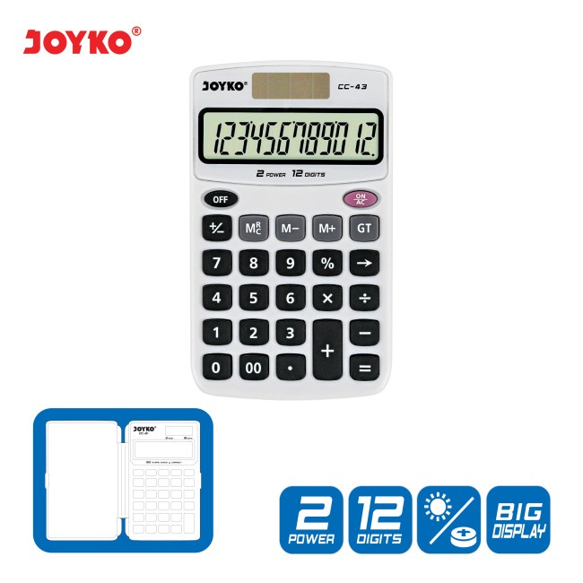 

Kalkulator / Calculator Pocket Size KECIL JOYKO CC-43 (A)