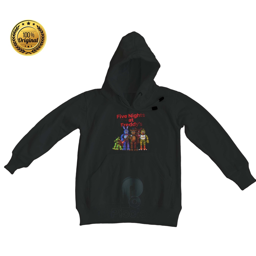 SWEATER HOODIE ANAK MOTIF ANIME FIVE NIGHTS AT FREDDYS UNISEX