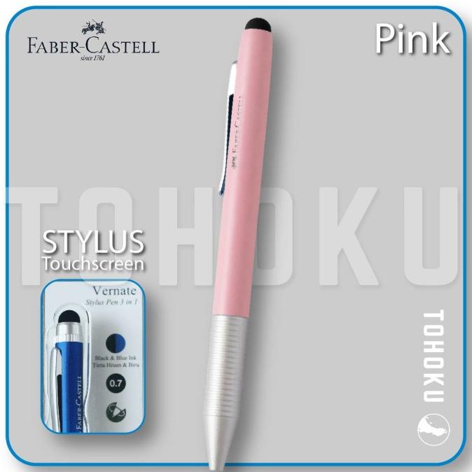 

HOT PROMO Pulpen / Bolpen Stylus Faber Castell Vernate 2 in 1 0.7mm
