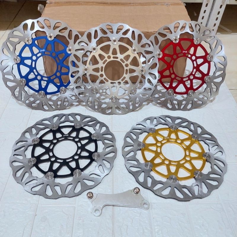 DISC BRAKE MODEL PSM PIRINGAN CAKRAM DEPAN 260MM FLOATING STAINLESS BEAT VARIO SCOOPY
