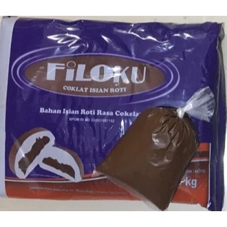 

Selai coklat FILOKU/coklat pasta FILOKU isian roti loss 250gr