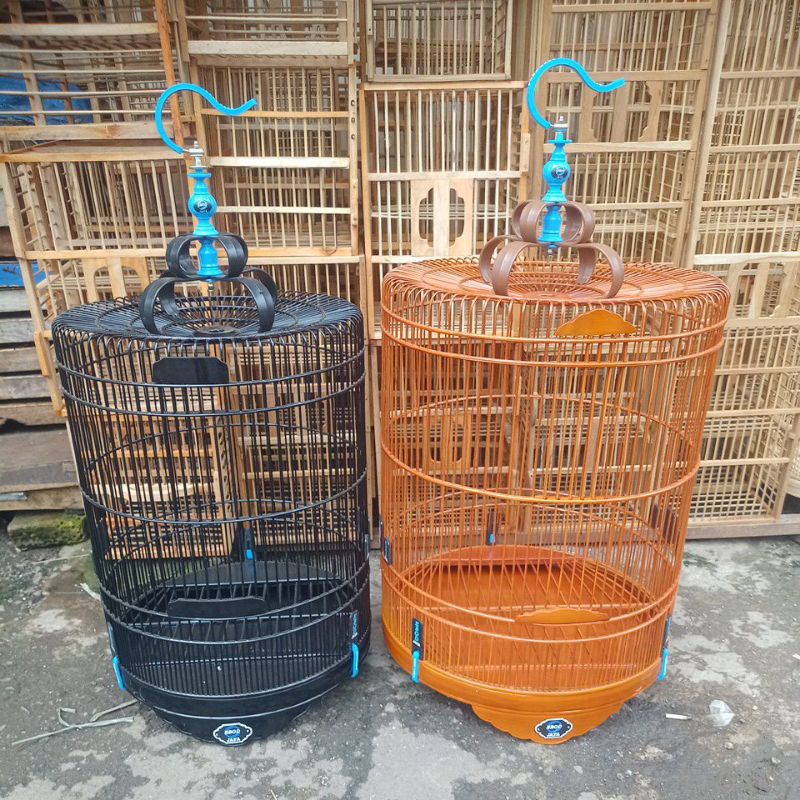 (khusus kargo)sangkar kandang murai batu klasik non lis merk ebod jaya no.1