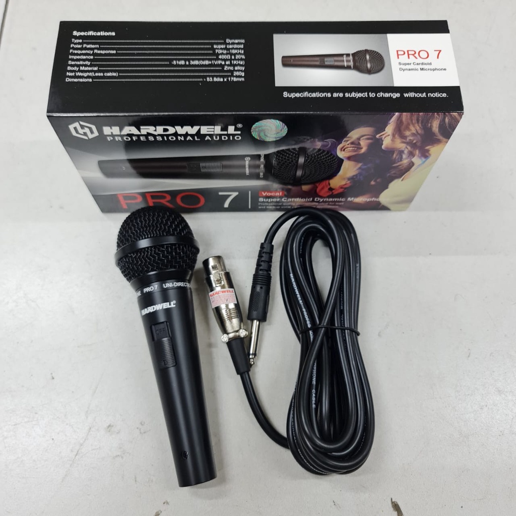 MICROPHONE KABEL HARDWELL PRO 7