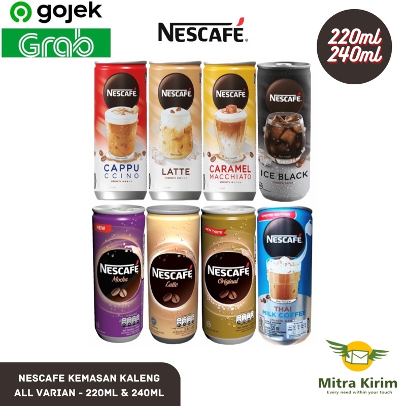 

Nescafe Kopi Kemasan Kaleng All Varian Rasa - 220 Ml [Gojek/Grab]