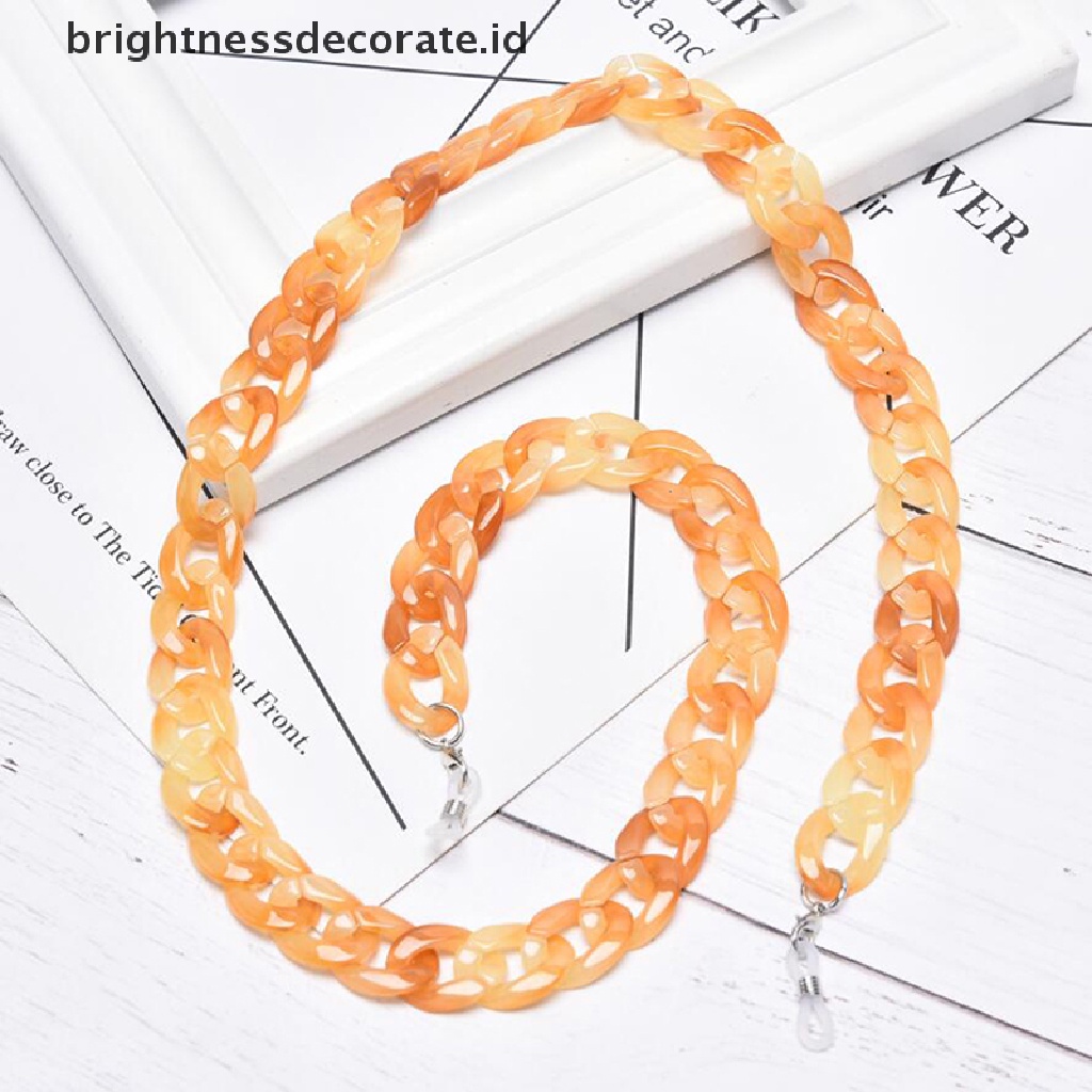 [Birth] 2in1 Sunglasses Chains Lanyard Akrilik Tempat Masker Wajah Aksesoris Kacamata [ID]