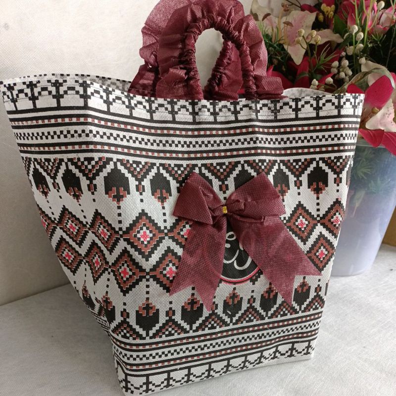 tas hajatan batik mewah 22 tebal kaku harga per lusin isi 12 psc