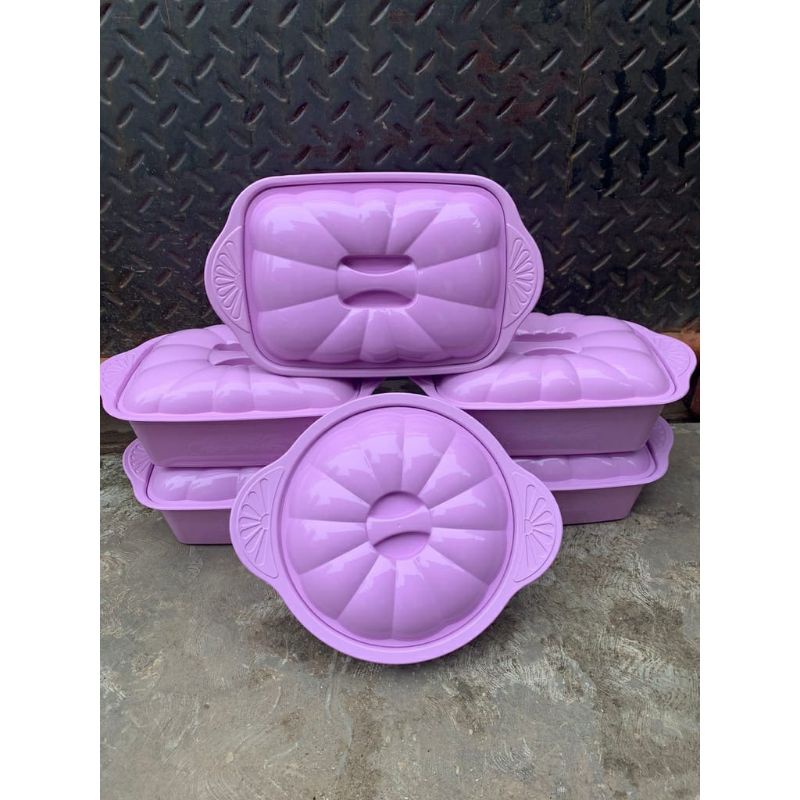 Prasmanan set Basi Persegi 5pcs Basi bulat 1 pcs