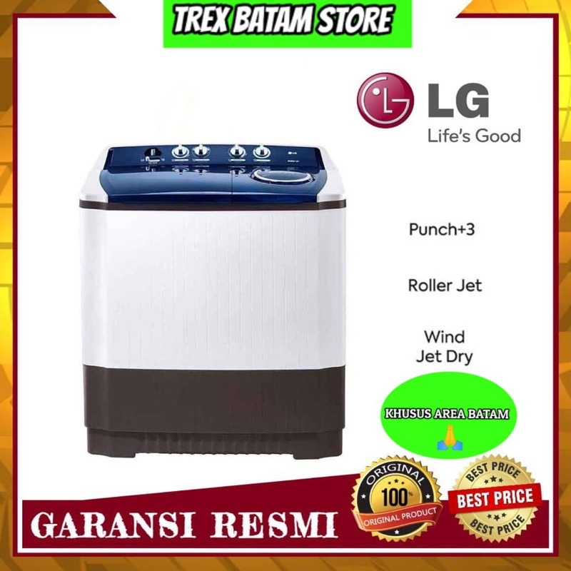 LG P1600 MESIN CUCI 2 TABUNG 16KG (BATAM)