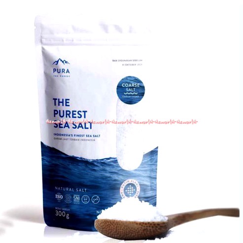 

Pura The Purest Sea Salt Coarse Salt 300gr Anti Caking Garam Dapur Halus Bubuk Garam Dapur Organik Garam Seasalt Alami Salts
