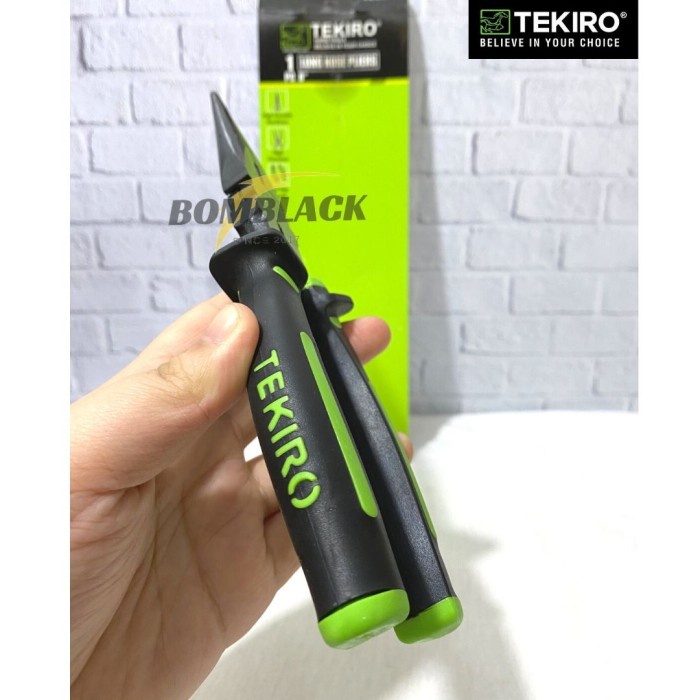 TEKIRO Tang Lancip 8 inch 8 inci 8 inchi Long Nose Pliers Cucut MURAH