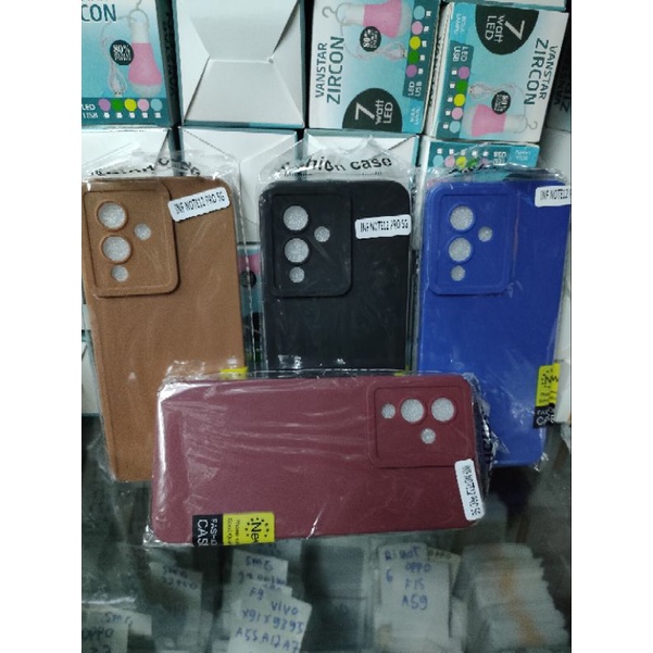 Softcase Infinix Note 12 Pro 5G Silikon Casing Case Macaron Pelindung Pro Camera