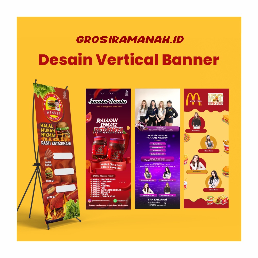 JASA DESAIN GRAFIS, BANNER, SPANDUK, SERTIFIKAT, BROSUR, STICKER, DLL
