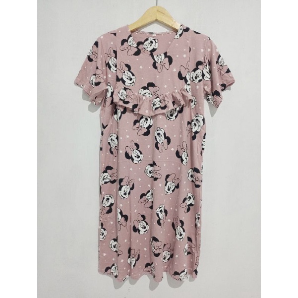 Daster Busui Bukaan Samping Daster Menyusui Daster Kaos Busui