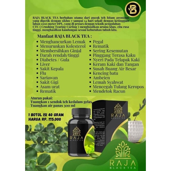 

TEH RAJA BLACKTEA menjaga kesehatan tubuh