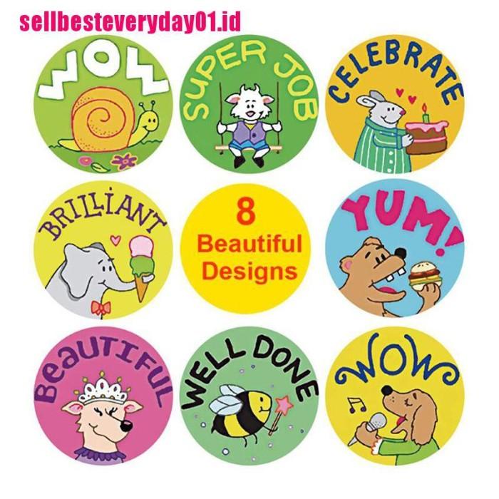 

EA543 Sellbesteveryday01.Id 500pcs Set Kartu Motif Kartun Hewan Lucu U