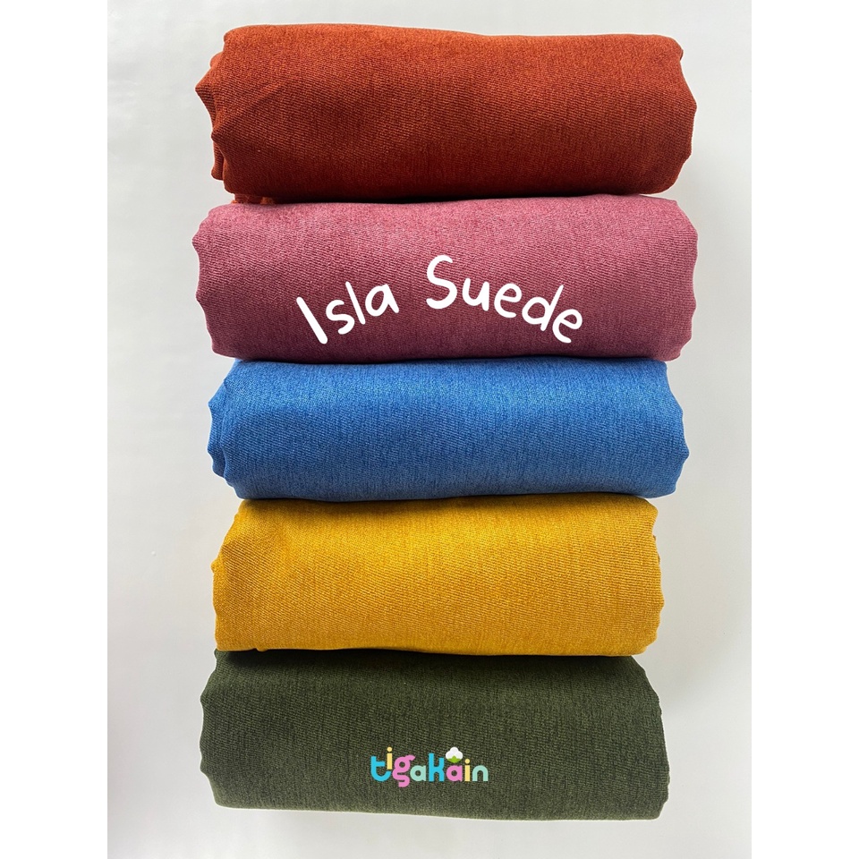 1 Meter Kain Isla Suede Bahan Suede Premium