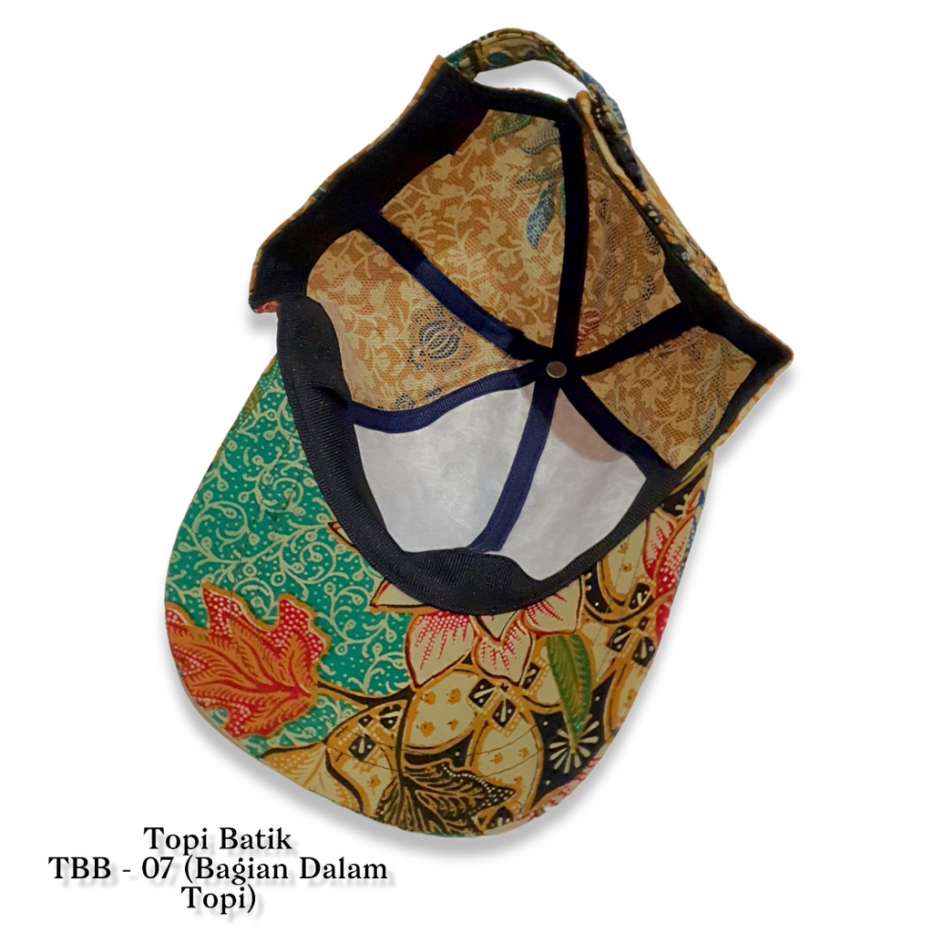 Topi Batik Baseball Handmade Batik Cap TBB_07 / Topi Batik Kain Baseball Jogja