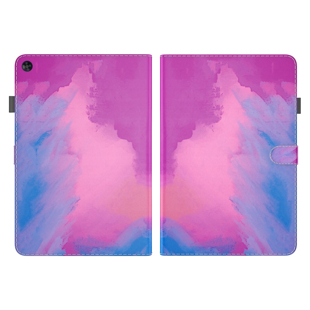 Untuk Huawei MatePad 10.4 SE (2022) AGS5-L09 AGS5-W09 Mate Pad SE 10.4-inci Kualitas Tinggi Tablet Perlindungan Case Fashion Cat Air Kulit PU Casing Flip Dompet Slot Kartu Stand Cover
