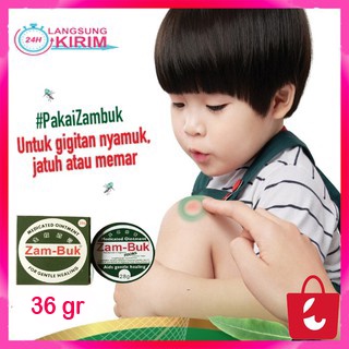 [100% Asli] Zambuk Salep Obat Memar Gatal Gigitan Seranga Bayi Original Asli 28 gr