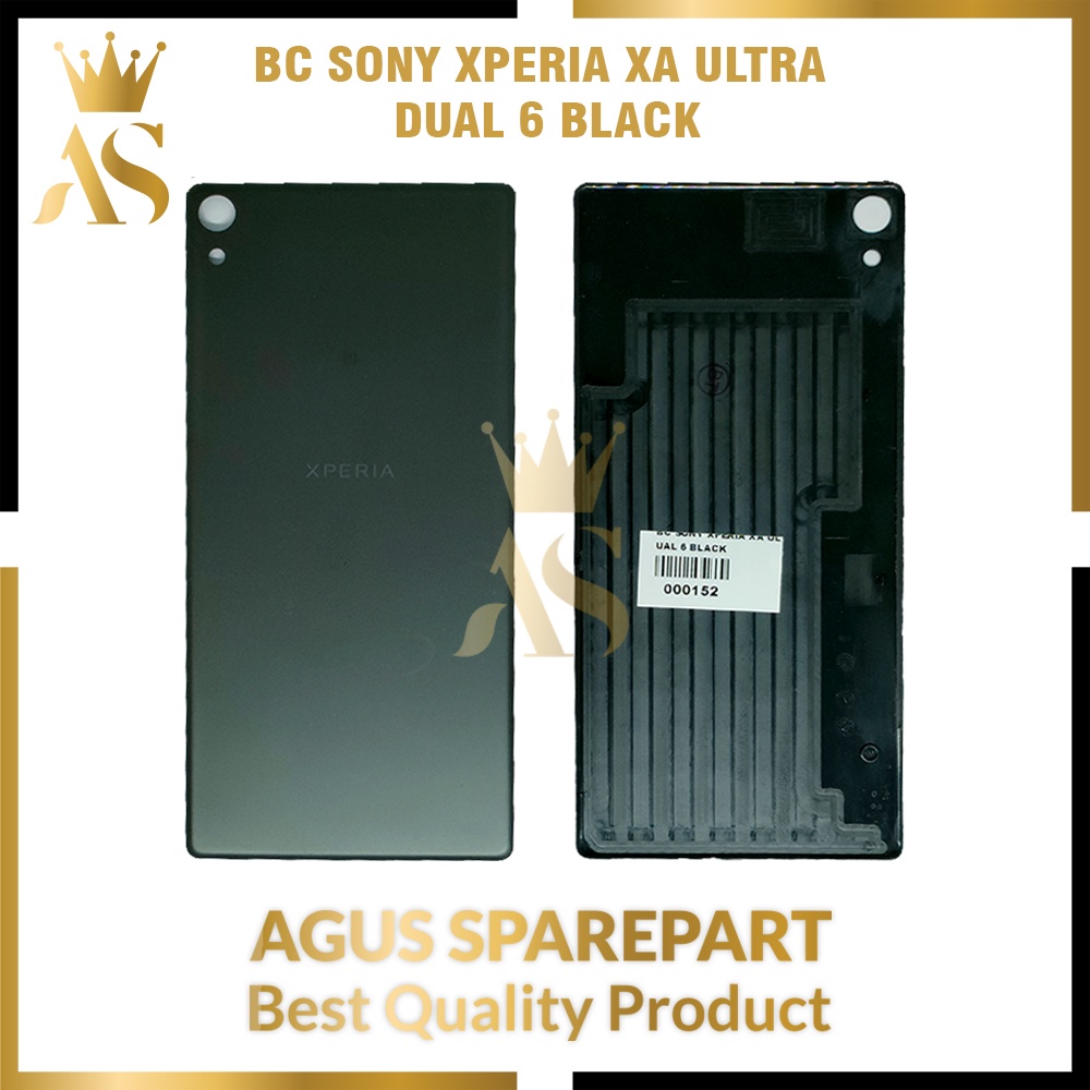 TUTUP BELAKANG SONY XPERIA XA ULTRA DUAL 6 BLACK / BACK DOOR / BACK COVER