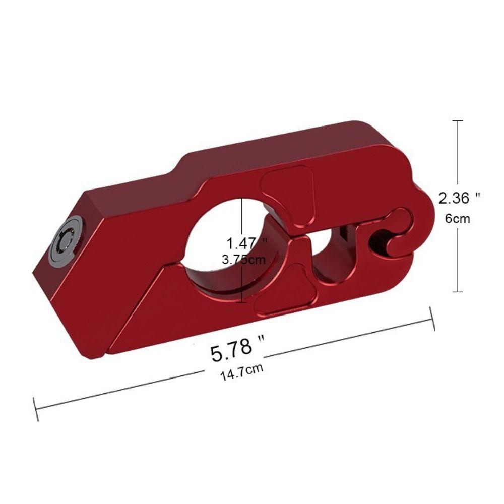 POPULAR Stang Grip Lock Portable Peralatan Bersepeda Motor Perlindungan Anti Maling