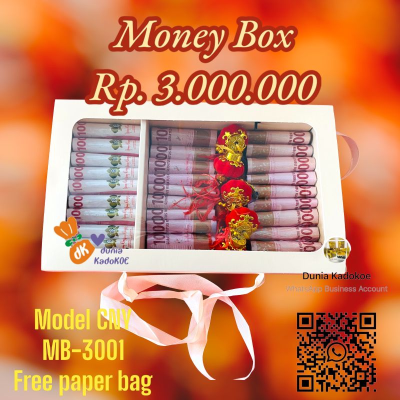 Kado Valentine, Box Uang, money box flower, money box chocolate