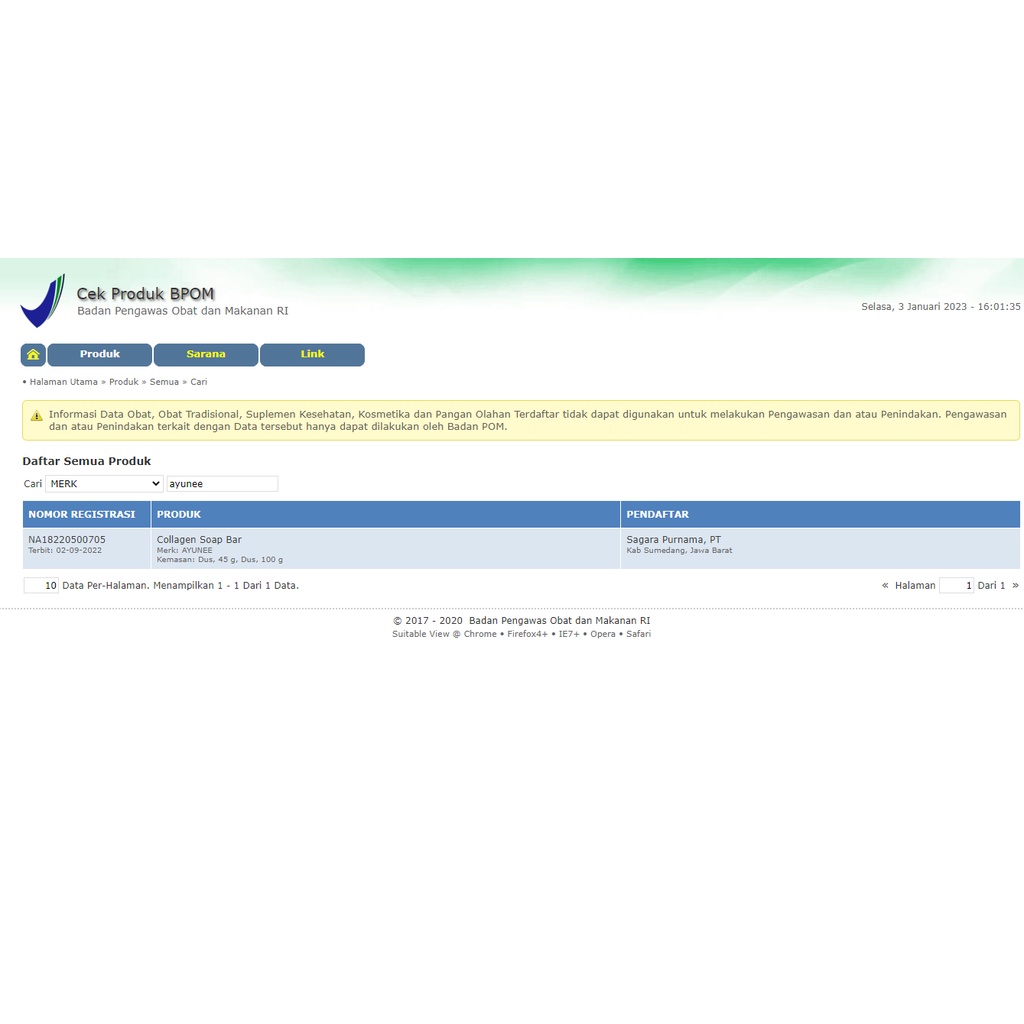 Sabun Collagen Pemutih Badan dan Wajah BPOM - Ayunee Collagen Soap Bar