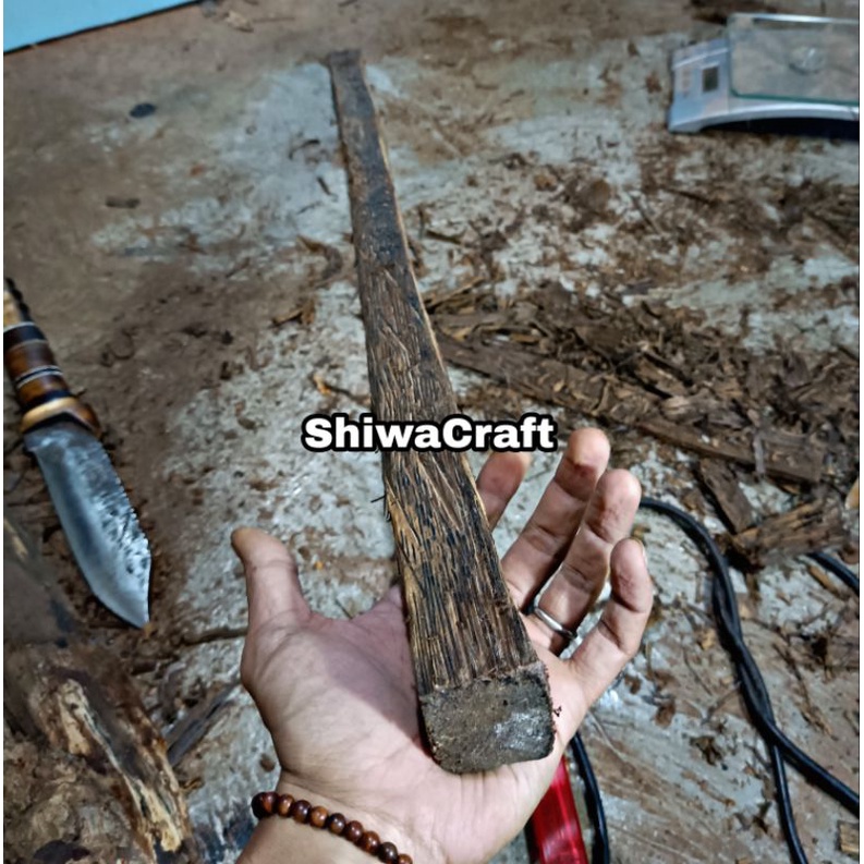 Bahan tongkat kayu liwung macan original 80cm | bahan pipa cangklong tasbih kayu liwung Gn.Slamet